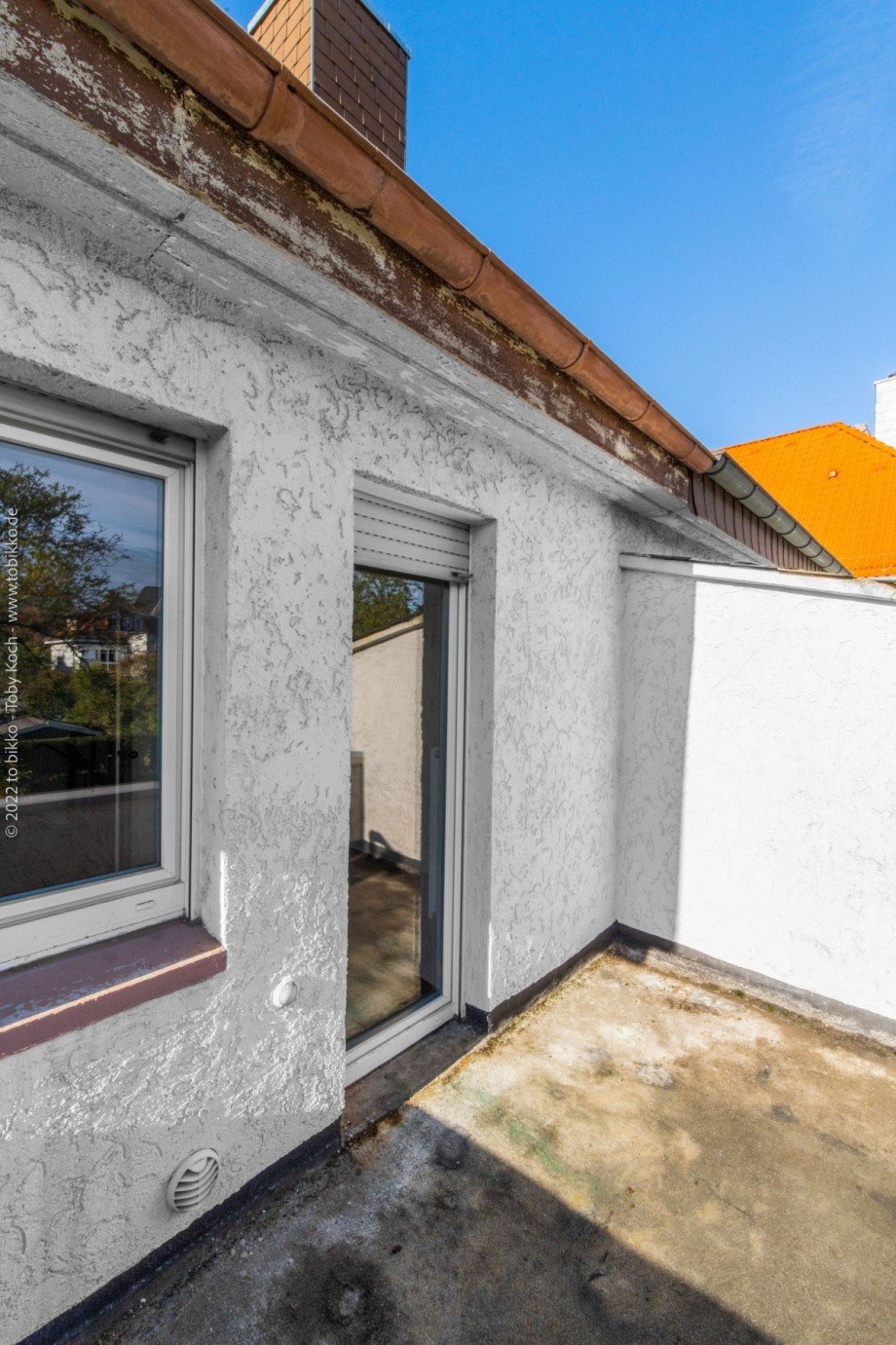Terrasse Doppelhaush�lfte Neu-Isenburg