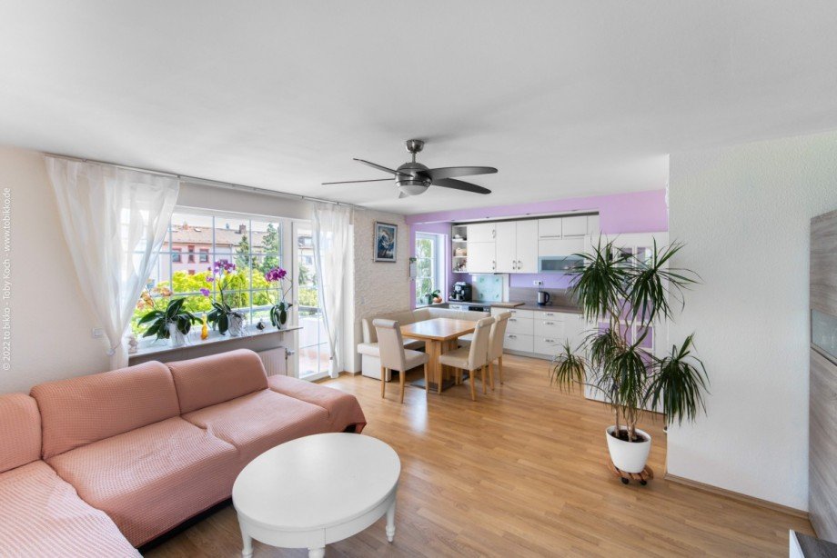Wohnzimmer Maisonettewohnung Neu-Isenburg
