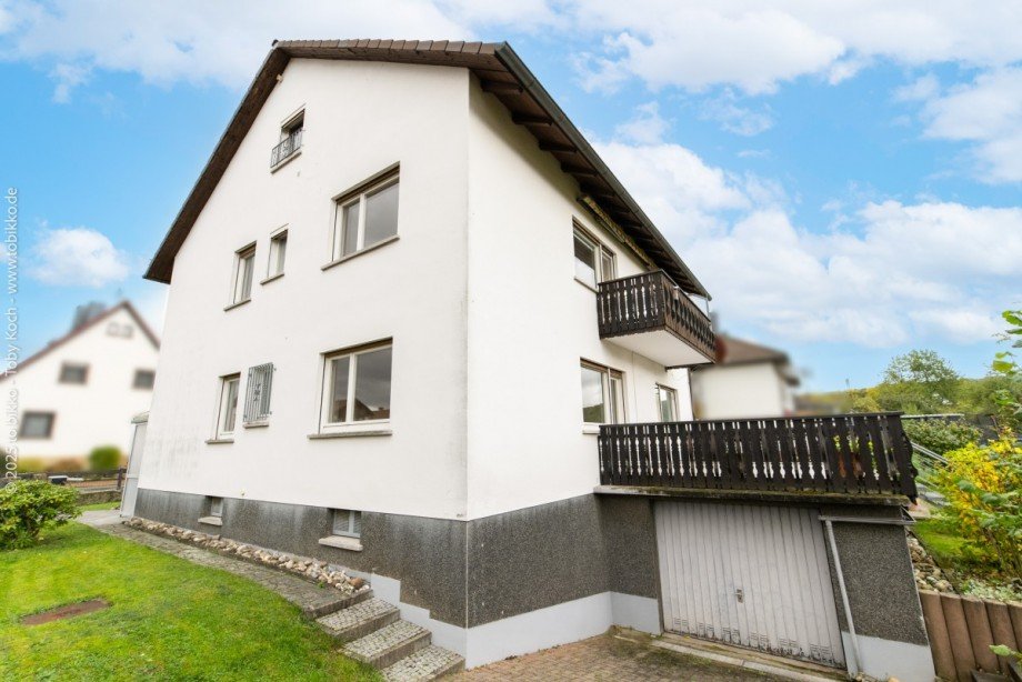 Seitenansicht Zweifamilienhaus Florstadt