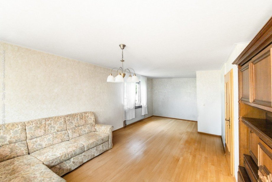 Wohnzimmer mit Essbereich Einfamilienhaus Dreieich