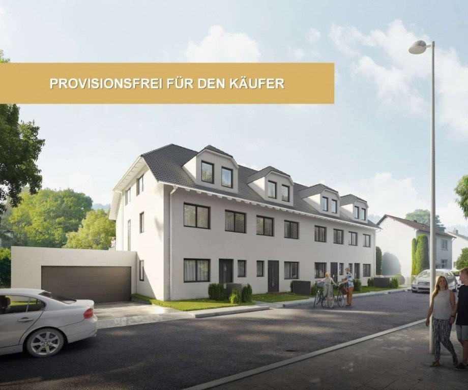 Stra�enansicht Reiheneckhaus Neu-Isenburg