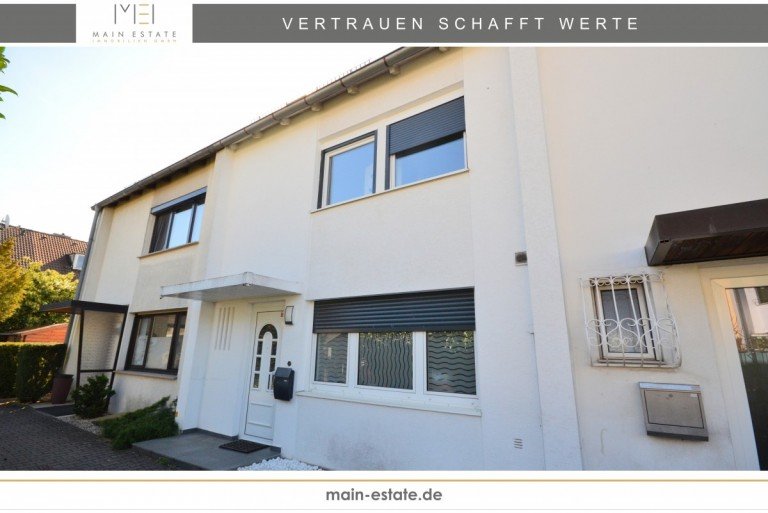 Au�enansicht Neu-Isenburg Reihenmittelhaus Familienfreundliches Reihenmittelhaus mit Garten und Garage