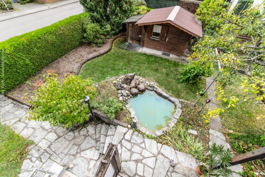 Blick in den Garten Reihenendhaus Heusenstamm