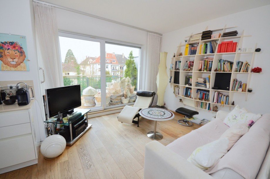 Wohnzimmer Dachgeschosswohnung Neu-Isenburg