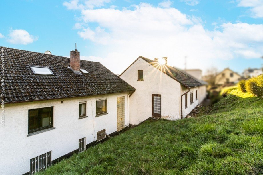 R�ckansicht Mehrfamilienhaus Laufach