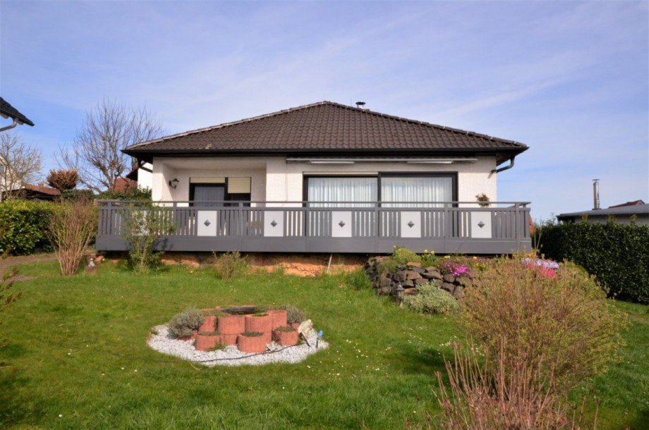 R�ckansicht Bungalow Gr�ndau