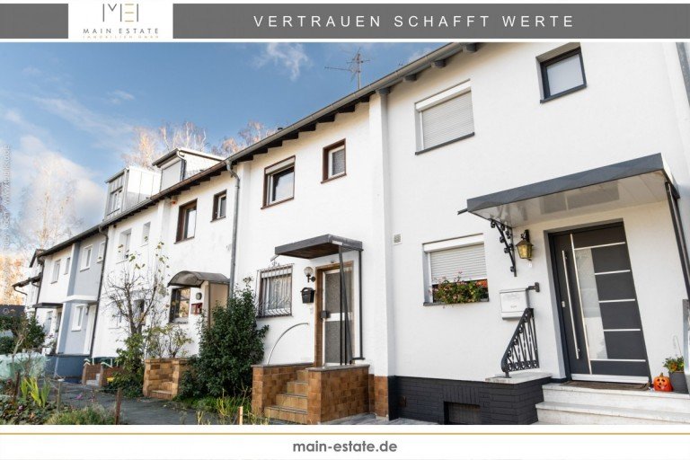 Stra�enansicht Langen (Hessen) Reihenmittelhaus Charmantes Reihenmittelhaus mit Garten und Garage in Langen