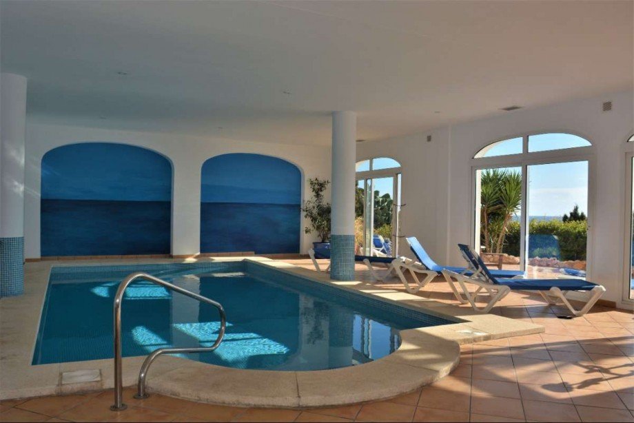 Innenpoolanlage Wohnung Vallgornera