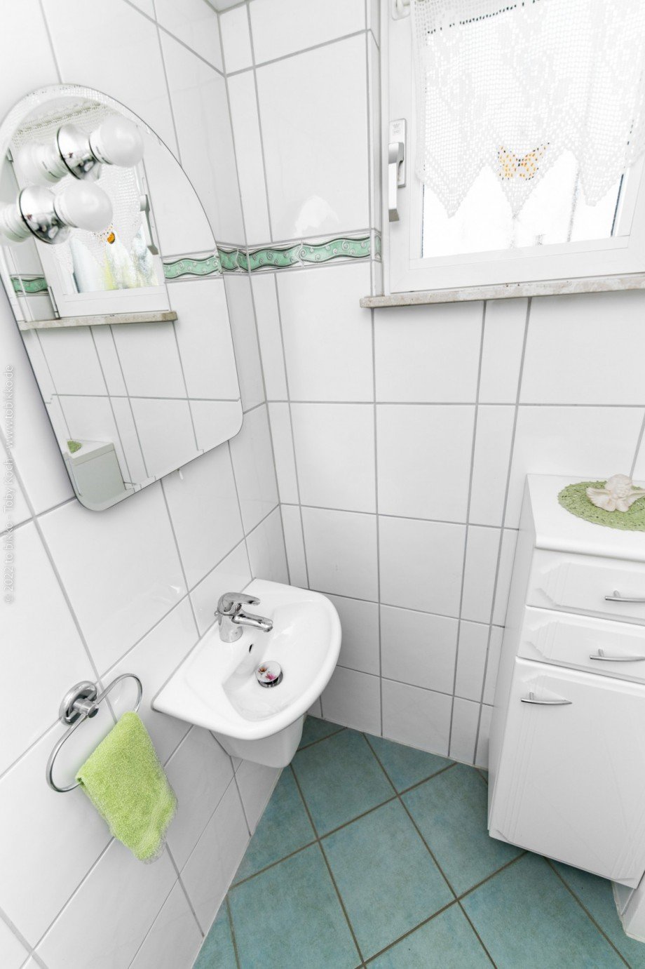 G�ste WC Waschbecken Reihenmittelhaus Dreieich