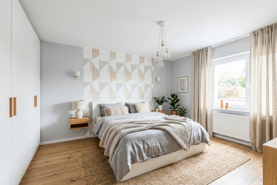 Schlafzimmer - OG - Virtual Staging Doppelhaush�lfte Neu-Isenburg
