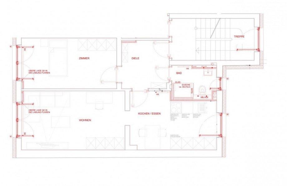 Grundriss 2.OG Wohnung Neu-Isenburg