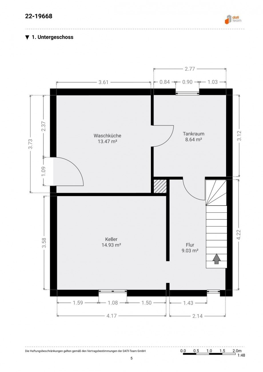 Grundriss KG Doppelhaush�lfte Neu-Isenburg