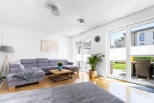 Wohnzimmer Willkommen im Traumhaus der Moderne - Entdecken Sie das stilvolle Reihenmittelhaus im Neubaugebiet