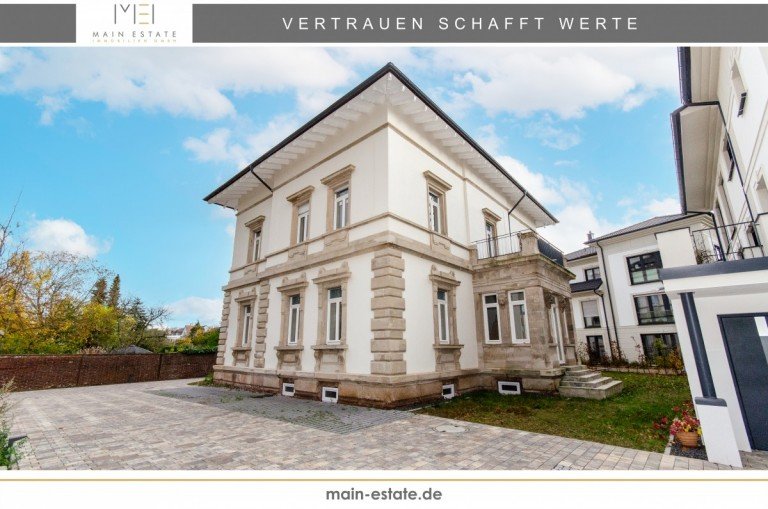 Villa Schott - Au�enansicht Dreieich Maisonettewohnung Einzigartige Wohn�sthetik im Erstbezug: Moderne Maisonette-Wohnung mit stilvollem Ambiente