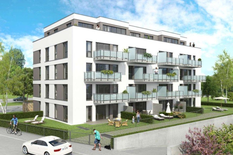R�ckansicht am Trieb Neu-Isenburg Wohnung EAST LIVING Neu-Isenburg - Neubauprojekt