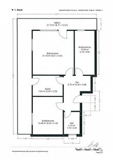 Grundriss Exklusive Penthousewohnung mit atemberaubendem Panoramablick in R�dermark