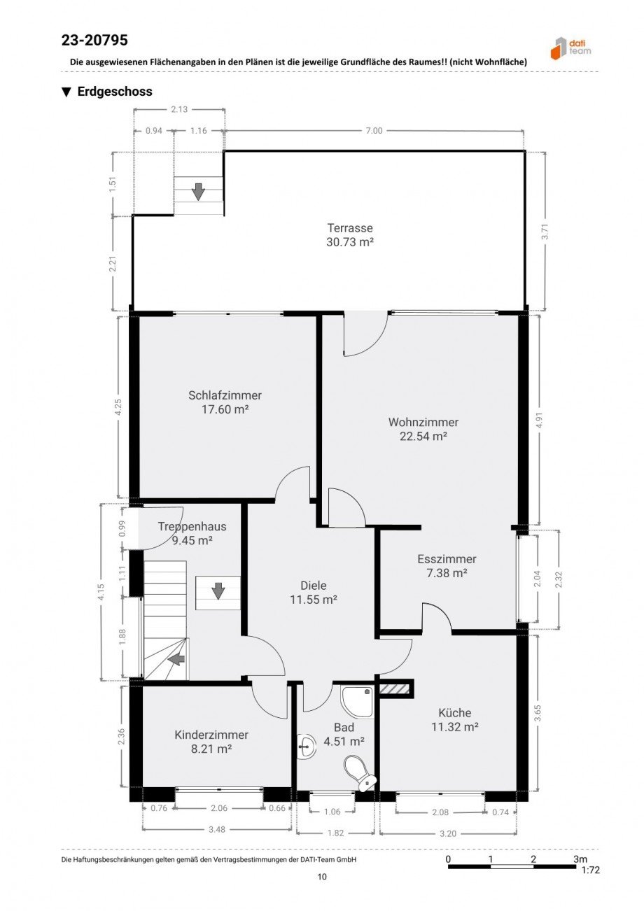 Grundriss EG Mehrfamilienhaus Neu-Isenburg