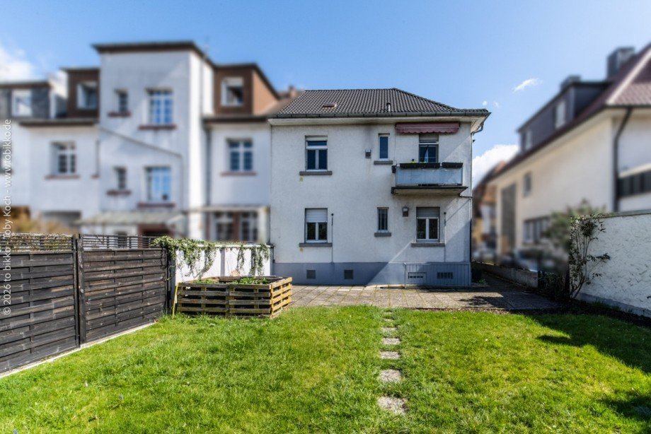 Hausr�ckansicht - Garten Doppelhaush�lfte Neu-Isenburg