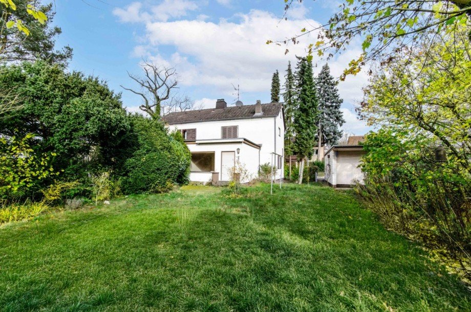 Hausansicht - Gartenseitig Doppelhaush�lfte Neu-Isenburg