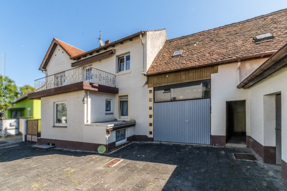 Gartenansicht Einfamilienhaus Darmstadt