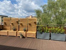 Dachterrasse Westen Exklusive Penthousewohnung mit atemberaubender Dachterrasse in Neu-Isenburg - Gravenbruch