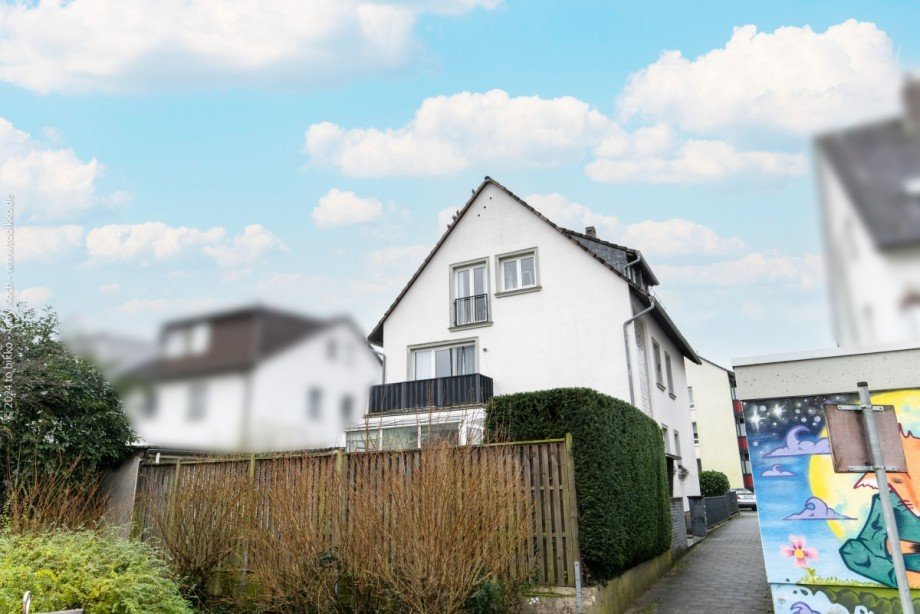 R�ckansicht Mehrfamilienhaus Neu-Isenburg