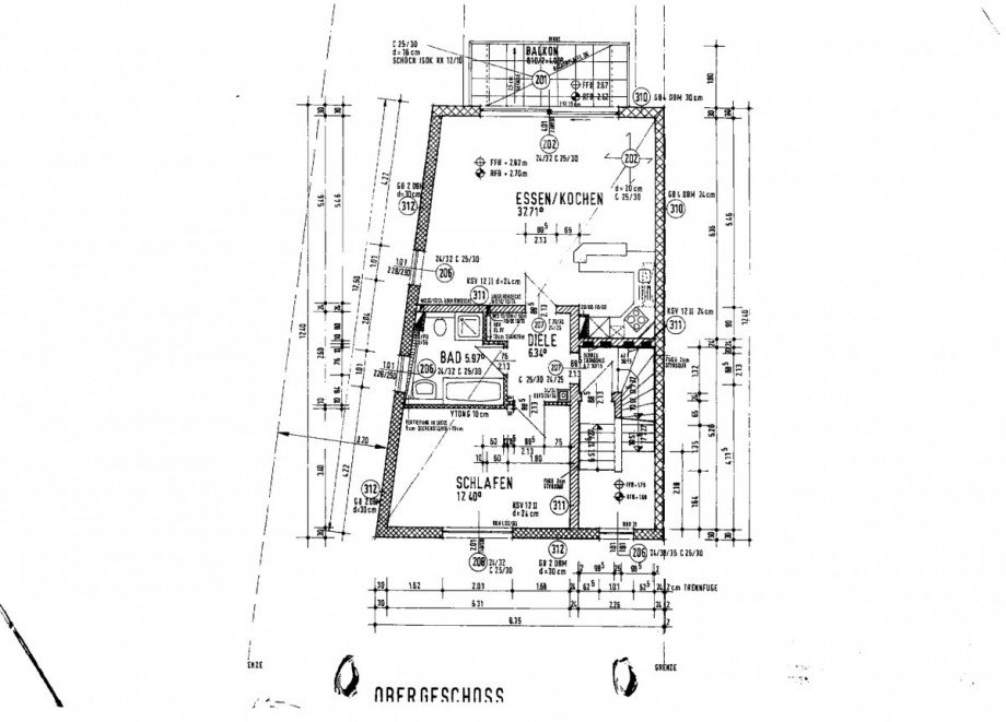 Grundriss Etagenwohnung Neu-Isenburg