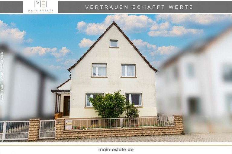 Vorderansicht - Titel M�rfelden-Walldorf Einfamilienhaus Einfamilienhaus mit gro�em Garten in M�rfelden-Walldorf