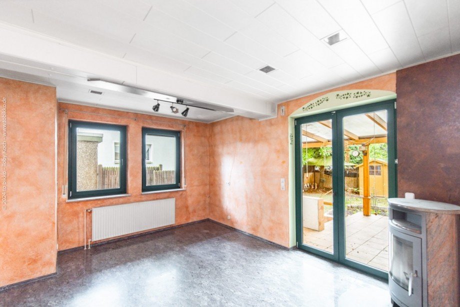 Wohnzimmer Doppelhaush�lfte Neu-Isenburg