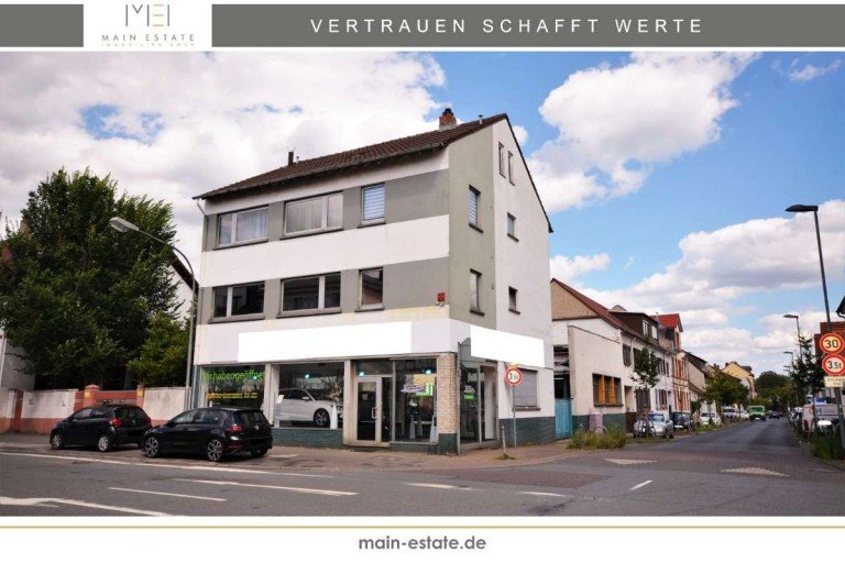 Au�enansicht Neu-Isenburg Zweifamilienhaus Mehrfamilienhaus mit Gewerbefl�che und Werkstatt in bester Lage von Neu-Isenburg