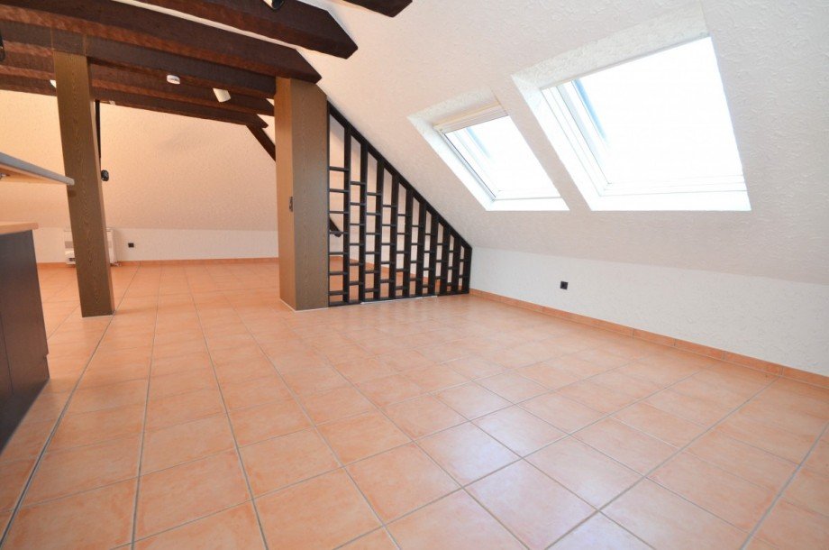 Wohn- und Esszimmer Dachgeschosswohnung Neu-Isenburg