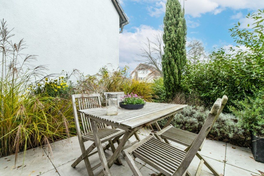Vordere Terrasse Doppelhaush�lfte Neu-Isenburg
