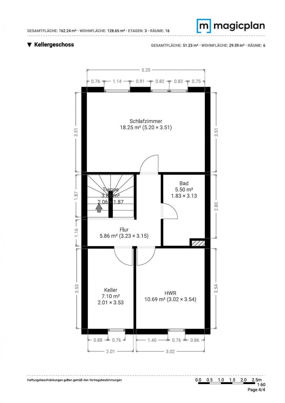 Grundriss KG Reihenhaus Neu-Isenburg