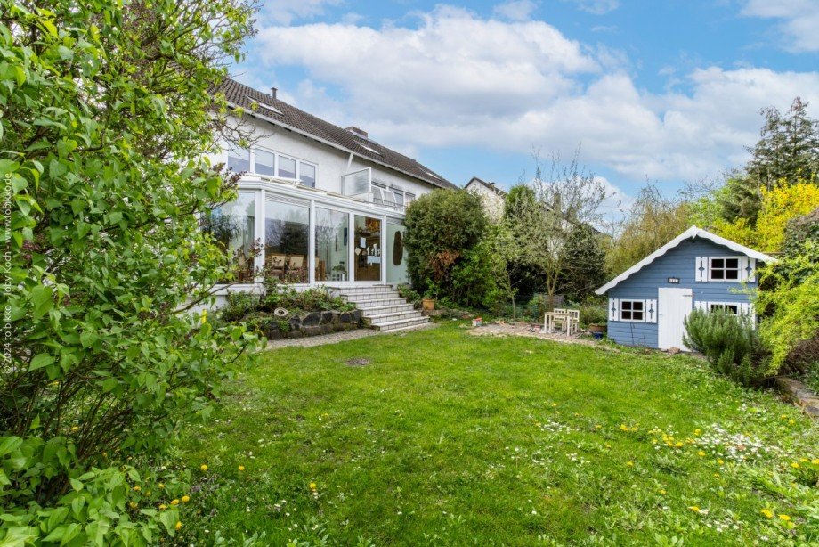 R�ckansicht Reihenendhaus Neu-Isenburg