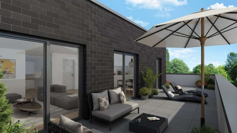 Beispiel Dachterrasse Offenbach am Main Penthousewohnung Penthousewohnung in Offenbach am Main zu verkaufen.