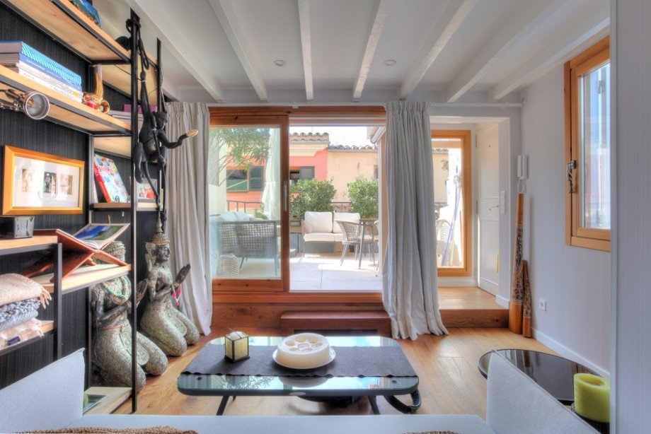 Wohnzimmer Penthousewohnung Palma