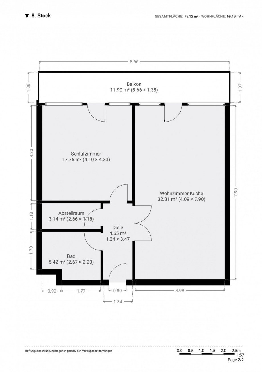 Grundriss Etagenwohnung Offenbach am Main