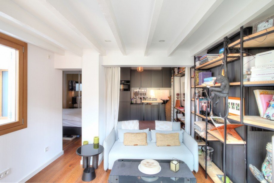 Wohnzimmer Penthousewohnung Palma