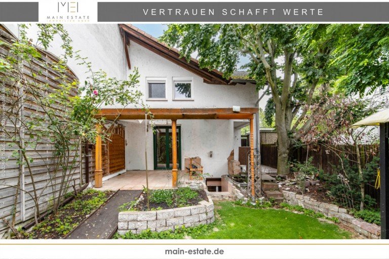 Gartenansicht Neu-Isenburg Doppelhaush�lfte Charmante Doppelhaush�lfte mit 167,96 m� Fl�che, Garten und Stellplatz in Neu-Isenburg