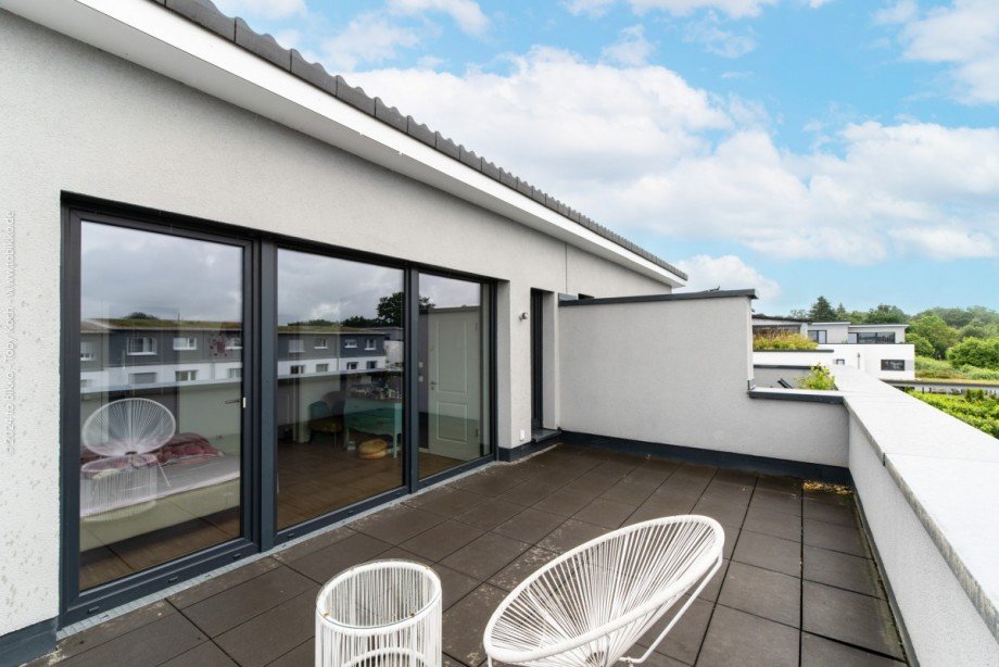 Dachterrasse mit Weitblick Bild 2 Doppelhaush�lfte Dreieich
