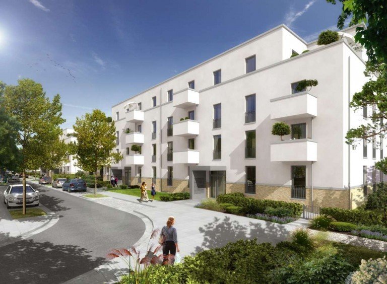 Beispielbild: Stra�enansicht Neu-Isenburg Wohnung Moderner Wohngenuss - Attraktive 4-Zimmer-Wohnung in Neu-Isenburg