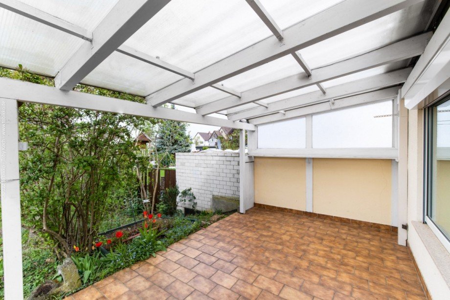 �berdachte Terrasse Einfamilienhaus M�rfelden-Walldorf